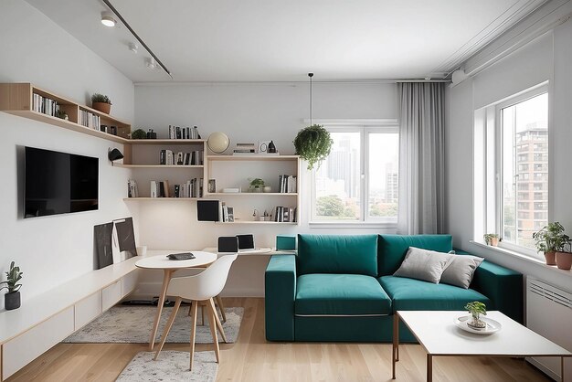 Ruimtebesparend ontwerp voor kleine appartementen