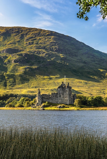 Ruin of Kilchurn Castle in Scotland