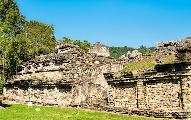 Ruïnes op de archeologische vindplaats El Tajin, UNESCO-werelderfgoed in Mexico