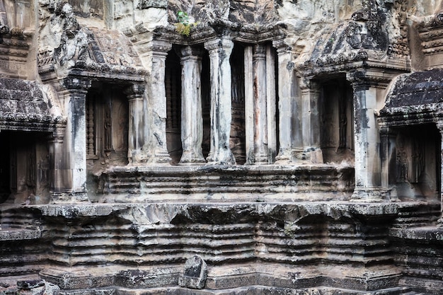 Ruïnes tempel van Angkor Wat Cambodja