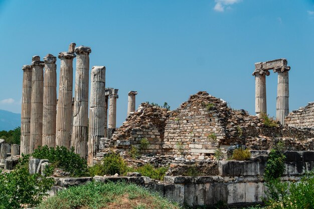 Ruïnes van afrodisia in Turkije