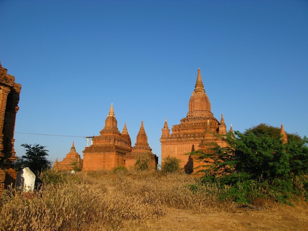 Ruïnes van de oude pagode Bagan Myanmar