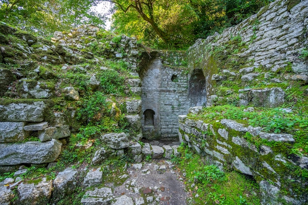 Ruïnes van de oude stad in Butrint. Albanië.