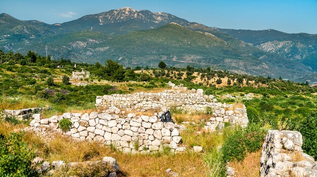 Ruïnes van de oude stad Xanthos, UNESCO-werelderfgoed in Turkije