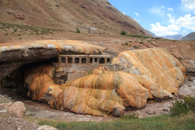 Ruïnes van de Puente del Inca MendozaxA