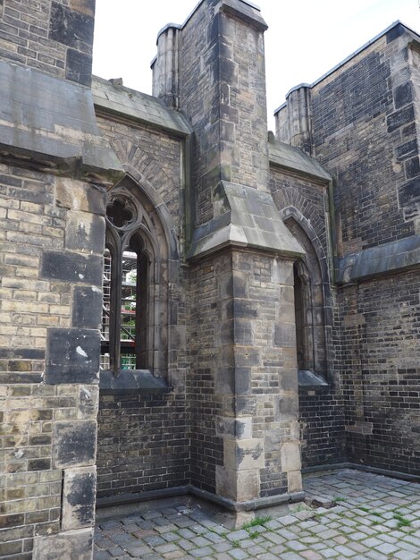 Ruïnes van de Sint-Nicolaaskerk in Hamburg