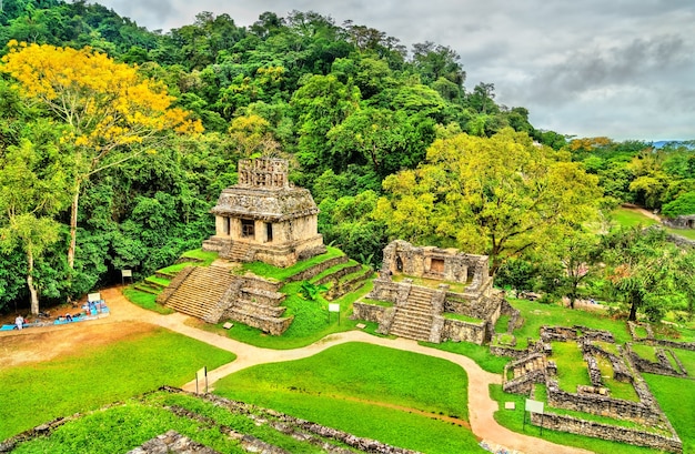 Ruïnes van Palenque in Chiapas, een oude Maya-stad in Mexico