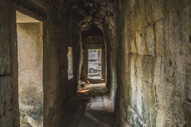 Rovine del tempio abbandonato - angkor wat