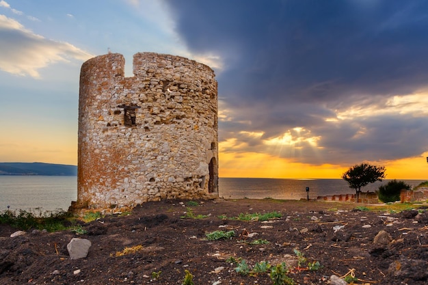 Ruins of the ancient ancient watchtower