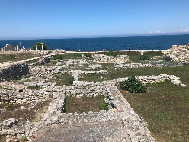 Photo ruins of the ancient city of volubilis