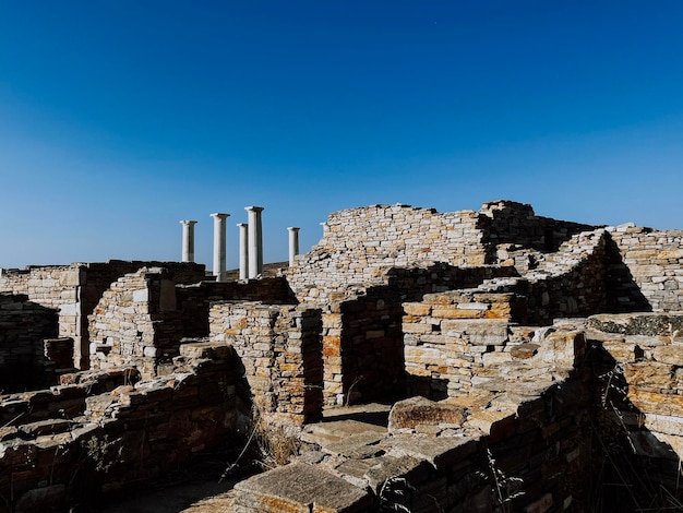 Photo ruins of the ancient city