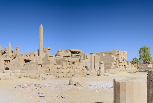 Photo the ruins of the ancient egyptian museum