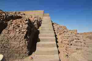 Photo ruins of ancient egyptian temple in sesebi, sudan