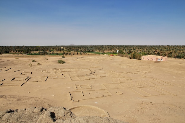 Ruins of ancient Egyptian temple in Sesebi, Sudan