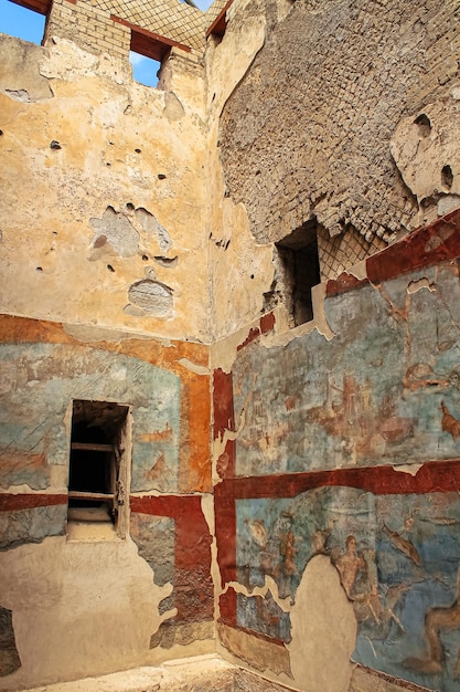 Ruins of the ancient Italian city of Pompeii