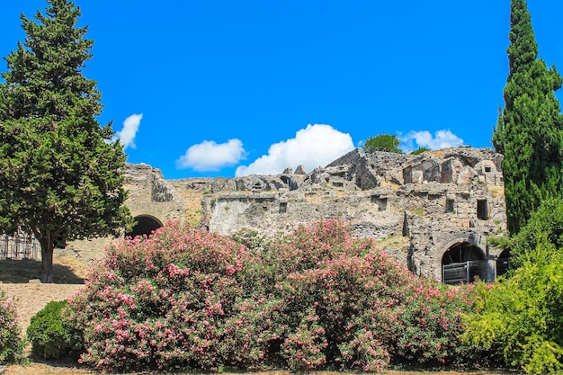 Ruins of the ancient Italian city of Pompeii