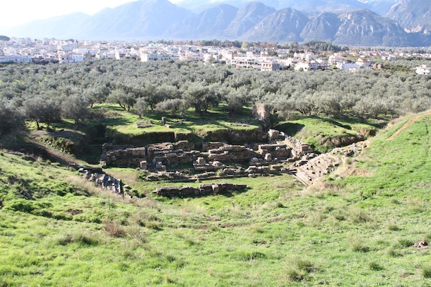 古代スパルタの遺跡