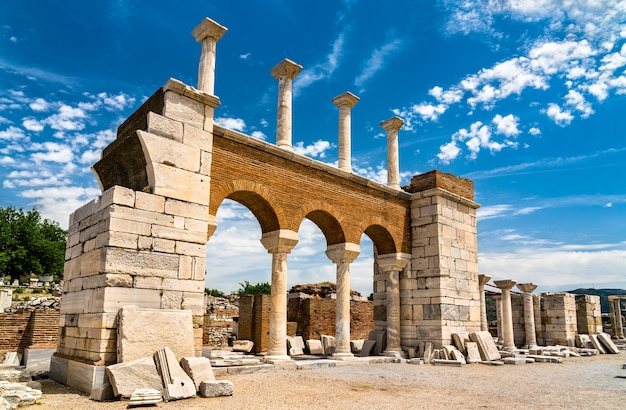 Rovine della basilica di san giovanni a efeso - selcuk, turchia