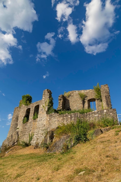 Foto rovine del castello koenigstein konigstein germania