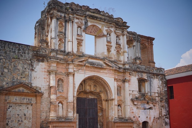 The ruins of the church of san pedro