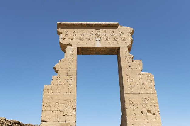 Ruins of Denderah Temple in Qena Egypt