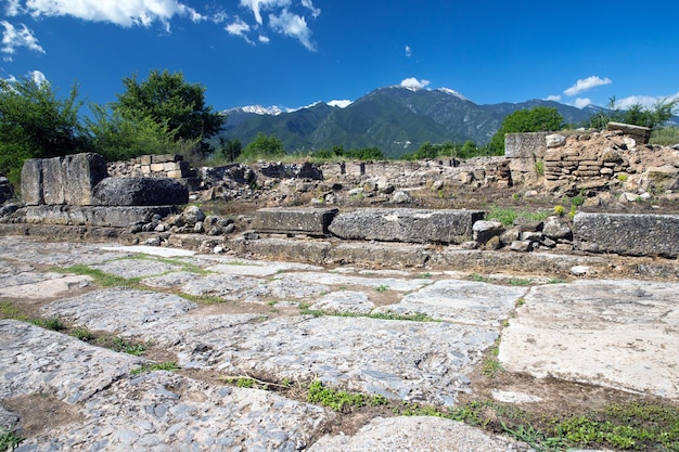 Ruins in Dion Greece