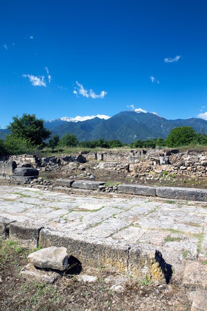 Ruins in Dion Greece