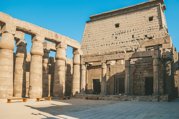 Ruins of the Egyptian Karnak Temple the largest openair museum in Luxor