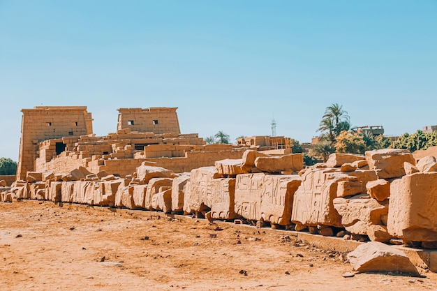 Ruins of the Egyptian Karnak Temple the largest openair museum in Luxor