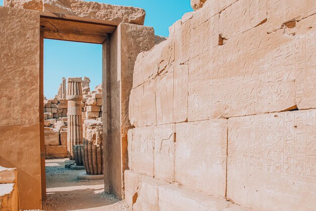 Ruins of the Egyptian Karnak Temple the largest openair museum in Luxor