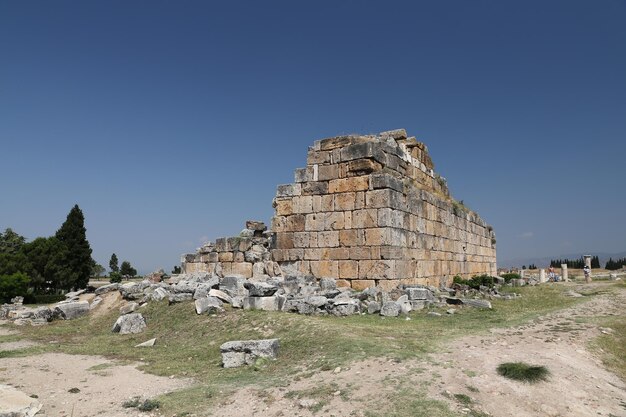 Ruins in Hierapolis Ancient City Turkey