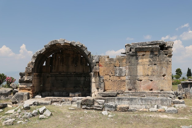 Ruins in Hierapolis Ancient City Turkey