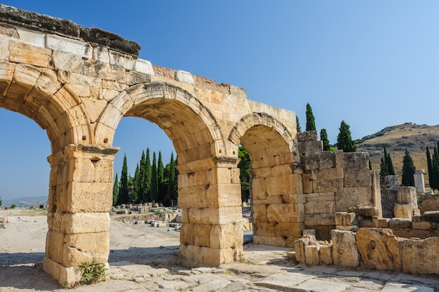 Ruins of Hierapolis, now Pamukkale