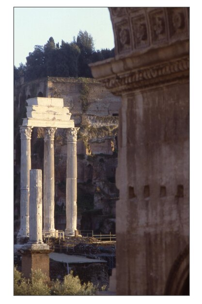 Foto ruine di un edificio storico