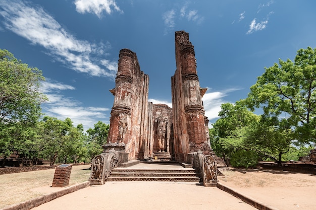 Ruins of the historical city of Polonnaruwa, Sri Lanka