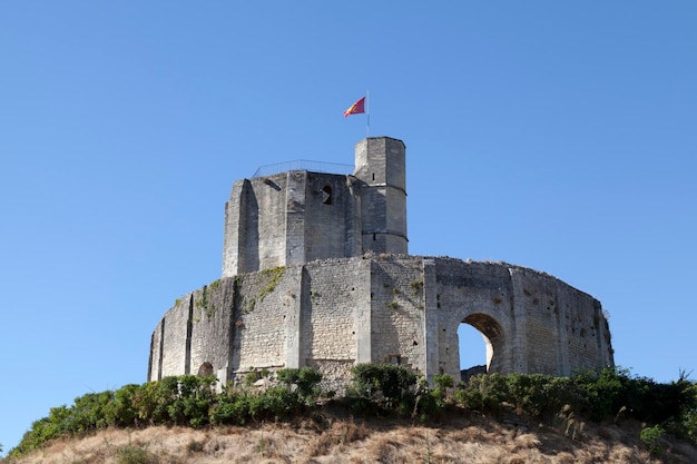 Ruins of the keep of the castle of Gisors