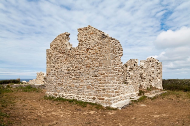 Photo the ruins of the kerhoazoc semaphore in landunvez