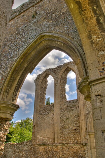 Foto ruine di vecchie rovine