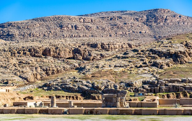 Ruins of persepolis, the capital of the achaemenid empire