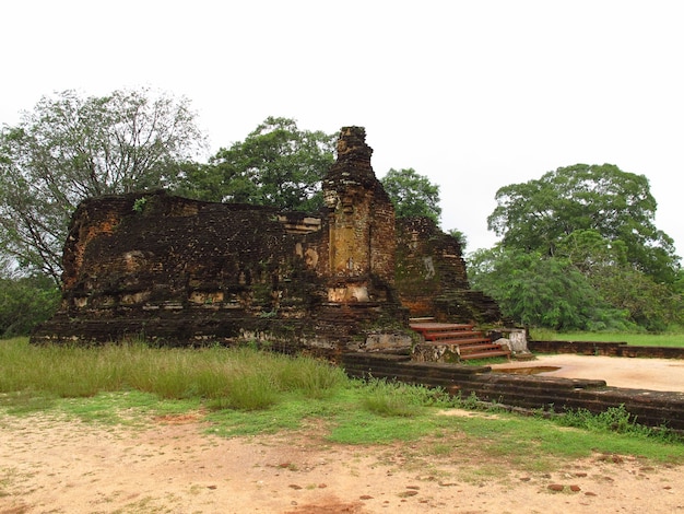 Ruins in Polonnaruwa park, Sri Lanka