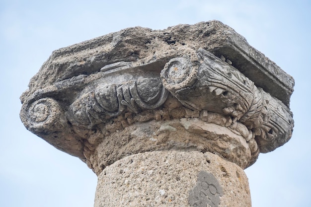 Ruins of a Roman city column