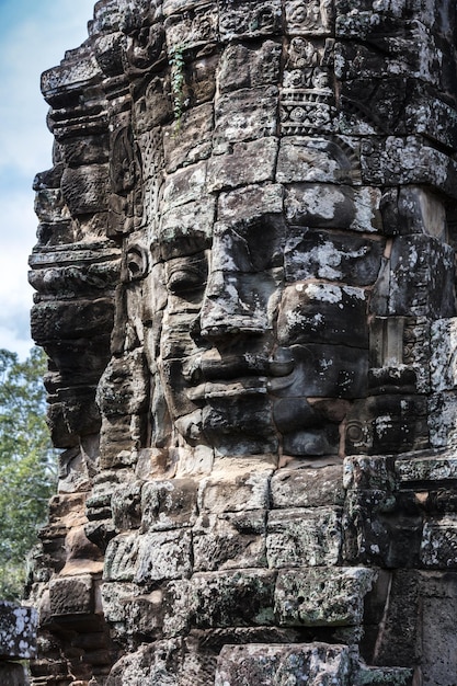 Ruins of the temple of Bayon