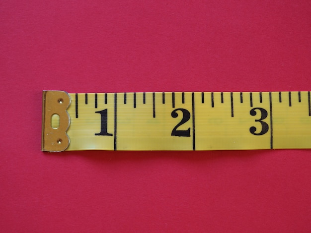 Photo ruler with imperial units
