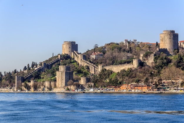 Rumelihirari Rumelian castle on the Bosphorus, Istanbul