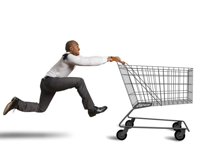 Run to go shopping