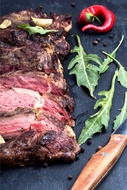 Rundvlees gegrilde steak