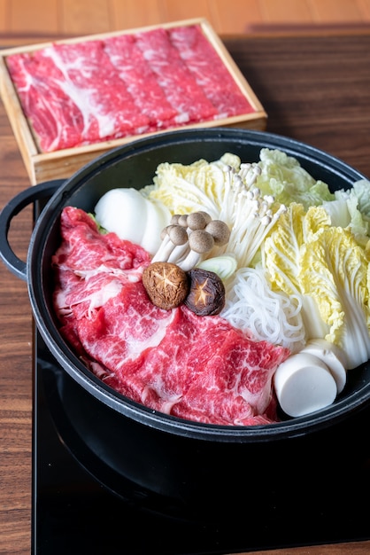 rundvlees Sukiyaki set