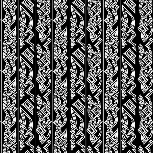 Runic viking pattern