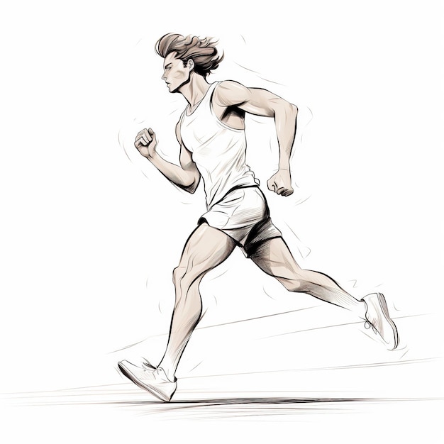 Drawing Of Athlete Images  Browse 345143 Stock Photos Vectors and Video   Adobe Stock