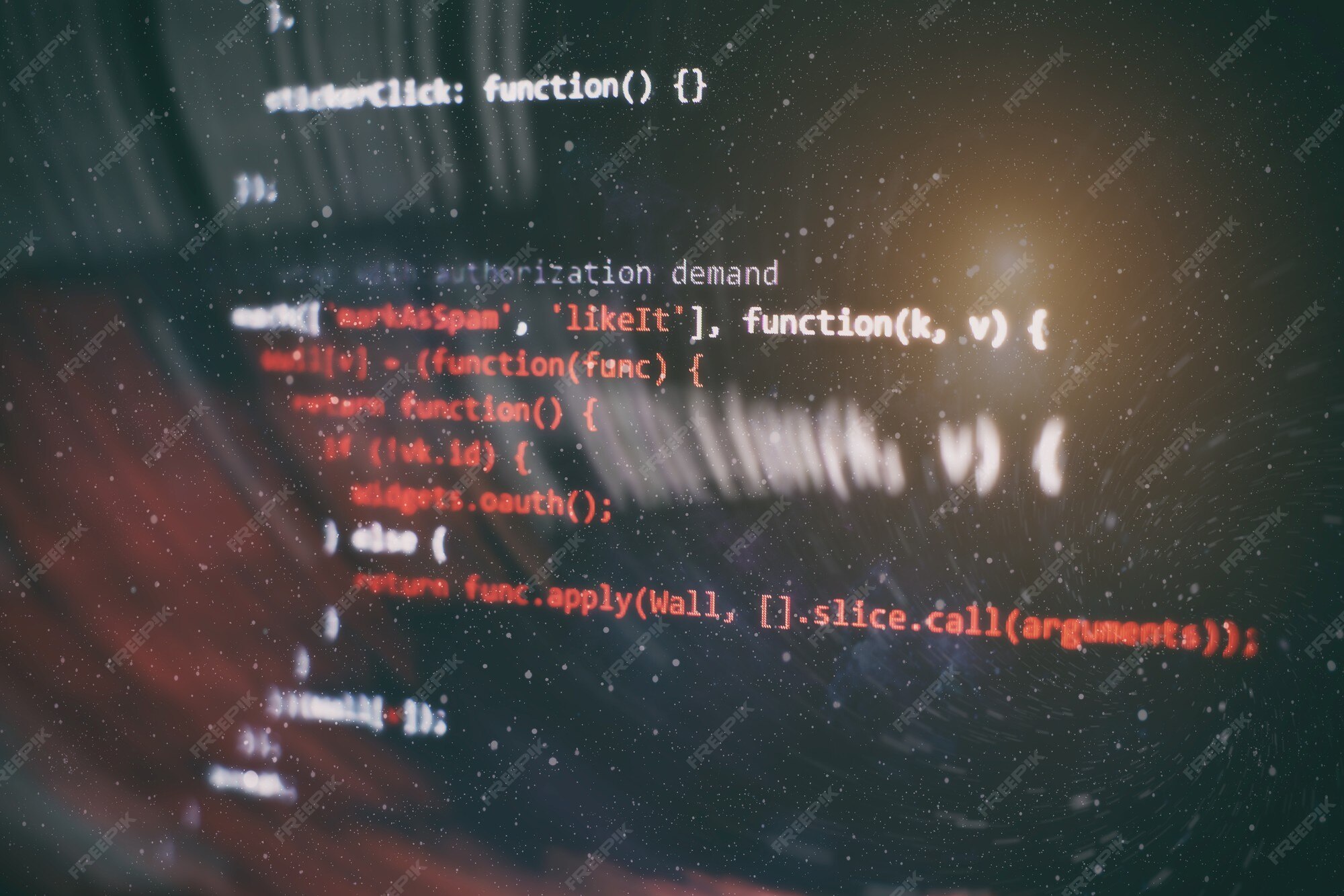 Premium Photo | Running computer data / www programming. coding script ...